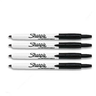 Sharpie Oil-Based Paint Marker, Medium Point, Black & White Ink, Pack of 6