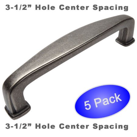 Cosmas 4390wn Weathered Nickel Modern Cabinet Hardware Handle Pull