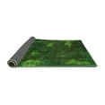 thumbnail image 2 of Ahgly Company Indoor Round Abstract Green Modern Area Rugs, 6' Round, 2 of 4