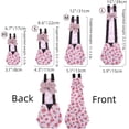 thumbnail image 2 of Chicken Diapers Bantam Hens - Reusable 3-Piece Set with Bow Ties Poultry Nappies Washable Waterproof for Geese Pet Ducks Silkie, 2 of 6