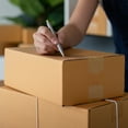 thumbnail image 2 of 14" x 10" x 8" Cardboard Corrugated Boxes, 65 lbs Capacity, ECT-32, Lot of 25, 2 of 6