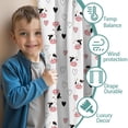 thumbnail image 3 of Blackout Kids Curtains,White Cow Heart Pattern Childrens Insulated Curtains Set Of 2,Bedroom Essentials,Toddler Room Decor 42x54in(106x137cm), 3 of 5