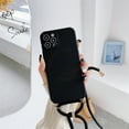 thumbnail image 1 of Crossbody Lanyard Necklace Strap Soft Phone Case For iPhone 15 14 13 12 Pro Max INS Solid Color Lens Protection Shockproof Cover LXY, 1 of 6