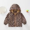 thumbnail image 2 of MEZZALL Kids Boys Girls Coat Hooded Prints Jacket Toddler Windproof Zipper Outwear Daily Wear Breathable / 12-18 Months, 2 of 4