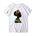 thumbnail image 4 of DDAPJ pyju African American Women Black Month History T-shirts Cool Black Ladies Short Sleeve Crewneck Tee Tops Inspiring Future Shirt White S, 4 of 5