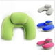 thumbnail image 1 of Foldable U-shaped Neck Support Pillow Inflatable Cushion Memory Foam Travel Pillow Neck Super Soft Pillows Air Plane, 1 of 2