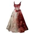 thumbnail image 1 of Robe de Soirée Longue Sans Manches pour Femmes Robe de Bal Élégante Formelle d'Halloween, 1 of 3