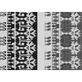 thumbnail image 1 of Ahgly Company Machine Washable Indoor Rectangle Transitional Iridium Black Area Rugs, 6' x 9', 1 of 7