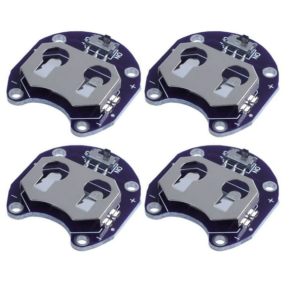 6 x Coin Cell Battery Holder for CR2032 - with Switch,6 x Coin Cell Battery Holder,