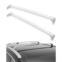 CCIYU Cargo Racks for Infiniti JX35 2013, for Infiniti QX60 2014-2019 Rooftop Luggage Canoe Kayak Carrier Rack Silver Roof Rack Cross Bar - Fits Side Rails Models ONLY