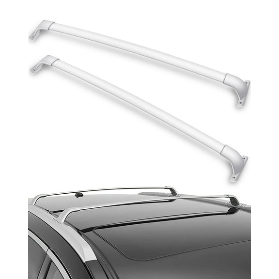 CCIYU Cargo Racks for Infiniti JX35 2013, for Infiniti QX60 2014-2019 Rooftop Luggage Canoe Kayak Carrier Rack Silver Roof Rack Cross Bar - Fits Side Rails Models ONLY