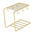 thumbnail image 4 of Copa de secado Soporte de drenador con bandeja de drenaje Espacio ahorrador Soporte simple 6 taza de secado de botellas de secador para encimera de, 4 of 8
