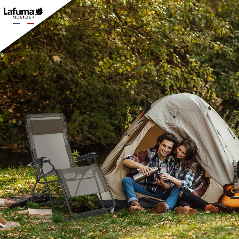Lafuma Futura XL Zero Gravity Lounger, Portable Lawn Folding