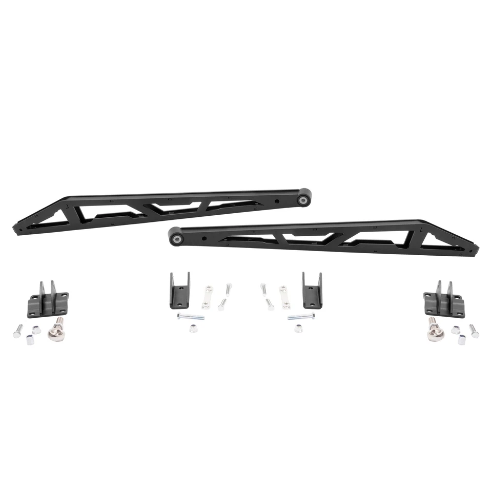 Kojem 0-7.5" Lift Rear Traction Bar Kit for 2007-2018 Chevy Silverado GMC Sierra 1500 4WD Steel Black Powder Coated