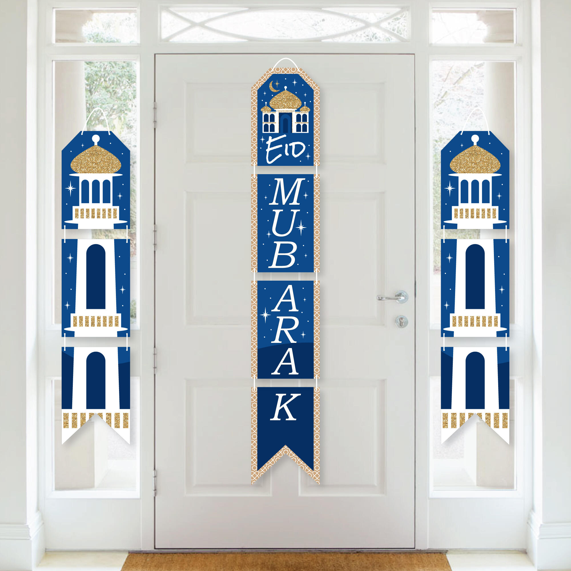 Big Dot of Happiness Ramadan - Hanging Vertical Paper Door Banners