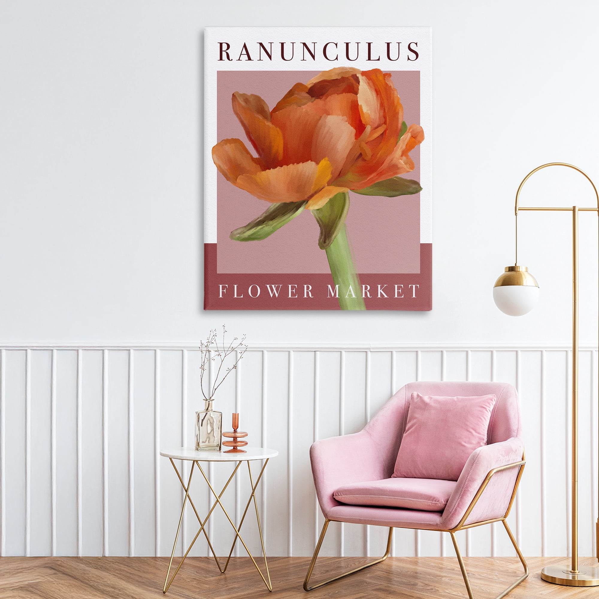 Stupell Industries Ranunculus Flower Market Canvas Wall Art, design by Jennifer Stith