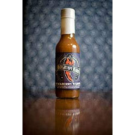 Old Grumpy Marks, Blackberry Warship, Habanero, Hot Sauce, 5 ounce