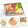 thumbnail image 3 of 7x5 Inch Charcuterie Boxes with  Lids, 50 Pack Paper Bakery Boxes with Window, Disposable Take Out Food Containers for Sandwiches, Strawberries, Cookies, Cupcakes (Brown) dog toys, 3 of 6