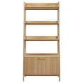 thumbnail image 2 of Pemberly Row 32.5" Particleboard and MDF Wood Bookshelf in Oak, 2 of 7