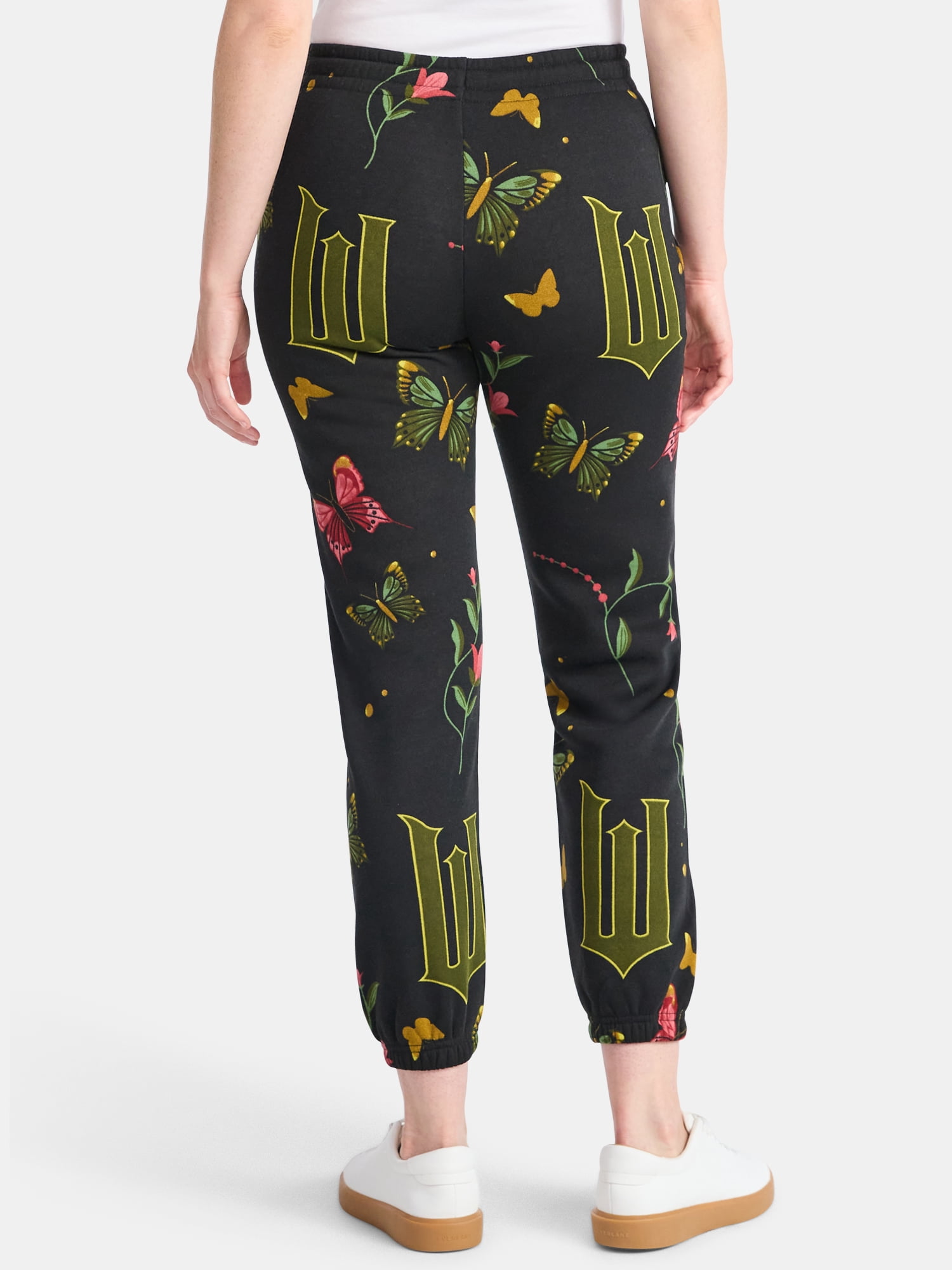 Wicked Women's Graphic Print Fleece Jogger Pants, Sizes XXS-XXL