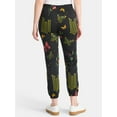 thumbnail image 3 of Wicked Women's Graphic Print Fleece Jogger Pants, Sizes XXS-XXL, 3 of 5