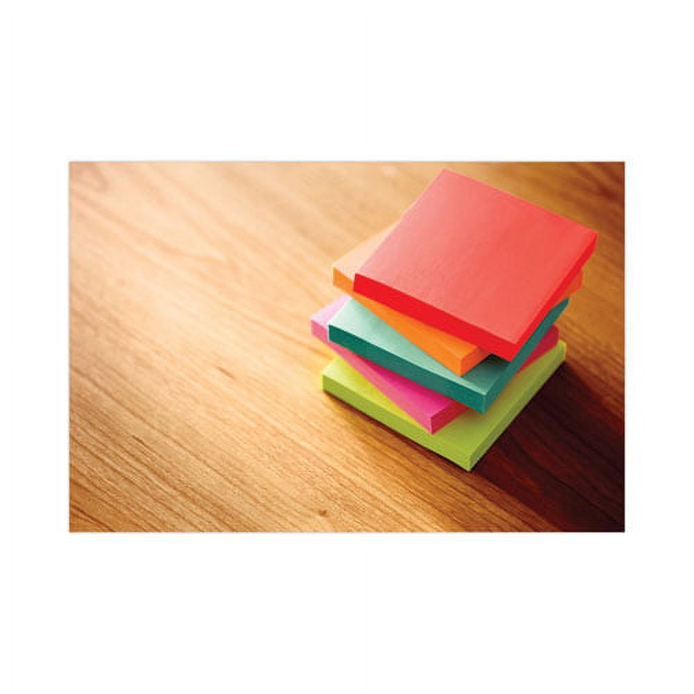 Original Pop-up Refill, 3" x 3", Poptimistic Collection Colors, 100 Sheets/Pad, 6 Pads/Pack | Bundle of 10 Packs