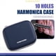 thumbnail image 4 of Estuche para Armónica de 10 Agujeros, con Cremallera, para Guardar 3 Armónicas., 4 of 10
