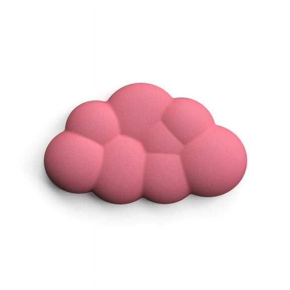 Cloud Keyboard Wrist Rest Soft Leather Memory Foam Support Cushion for Easy Typing Pain Relief Anti-Slip, D Short