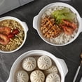 thumbnail image 4 of 1PC Large Microwave-Safe Soup Bowl with Vented Lid, Steamer for Reheating Rice & Soup, Dishwasher Safe Microwave Cookware with Handles for Kitchen & Dorm, 4 of 6
