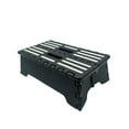 thumbnail image 1 of HLONK Foldable Step Stool Portable Step Stool for Seniors and Kids Non-Slip PP Plastic Compact and Lightweight Stepping Stool Black, 1 of 5