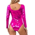 thumbnail image 3 of Women One Piece Swimsuit Tummy Control Side Drawstrings Sexy V Neck Push Up Slimming Bathing Suit for Summer Beach, 3 of 4