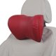 thumbnail image 1 of Almohada para reposacabezas de automóvil Unique Bargains, soporte para cuello ergonómico y cómodo, cuero Nappa y espuma de memoria, ancho ajustable, rojo, 1 Pcs para conducción y viajes, 1 of 7