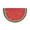 thumbnail image 3 of Liora Manne Frontporch 1555/24 Watermelon Slice Red Area Rug 3 Feet  Rd, 3 of 3