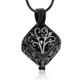 thumbnail image 1 of Cube Tree of Life with Mini Urns for ashes cremation pendant keepsake necklace, 1 of 6