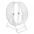 thumbnail image 1 of Jouet Rouleau Roue Hamster Silencieux Robuste Rond Amusant à Jouer et à Courir avec Support Roue de Jogging Hamster Roue d'Exercice de Course pour Gerbille, Rat Diamètre 32 cm, 1 of 8