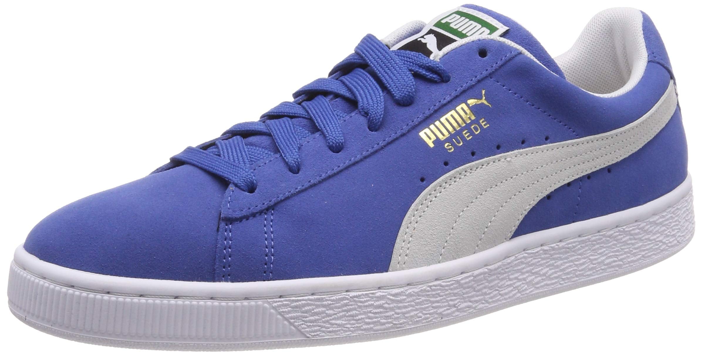 Puma Men's Suede Classic Olympian Blue / White Ankle-High Fashion ...