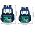 thumbnail image 3 of New England Style Schoolbag For Elementary School Students Lightweight Load Bearing Large Capacity Children's Shoulder Bag Boy Backpack Roll Top Backpack for Men Cat Carrying Backpack Water Bladder, 3 of 4