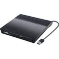 thumbnail image 1 of External Cd Dvd Drive, Usb 3.0 & Type C External Dvd Cd Player, Plug & Play Burner High Speed Data Transfer Dvd Player For Laptop Notebook Pc Support Windows/Vista/7/8/10, Mac Os & Linux, 1 of 7