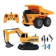 thumbnail image 2 of Juguete De Vehículo De Construcción RC, Exquisito Juguete De Vehículo De Ingeniería De Control Remoto 2 En 1 Inalámbrico Para Niños, 2 of 7