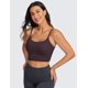 thumbnail image 2 of Top deportivo CRZ YOGA sin aros ajustable con espalda en V color ciruela ártico XL, 2 of 5
