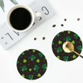 thumbnail image 5 of Bingfone Vintage St. Patrick'S Day8 Leather Drinks Coasters With Set Of 6,Suitable For Home Kitchen,Coffee Cup Coasters Home Gift, 5 of 9