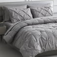 thumbnail image 1 of Maple&Stone Queen Comforter Set Pieces P Pleat Bed in A Bag Comforter Queen Sets Pintuck with Comforter Sheets Pillowcases & Shams Bedding Comforter Sets for Queen Siz, 1 of 6