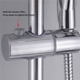 thumbnail image 4 of Toystoory 24mm/25mm ABS galvanoplastia estante de ducha soporte de rociador de Clip de columna soporte de varilla de elevación de plástico para baños Juegos de accesorios de baño No.1 Toystoory HA024371-01, 4 of 6