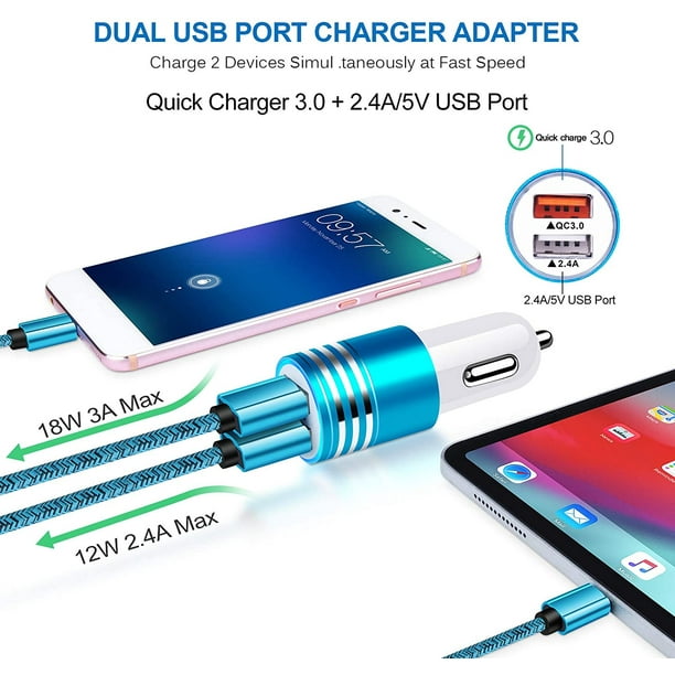 Quick Charge 3.0, 18W USB Wall Charger QC 3.0 Adapter 3A Fast Charger  Compatible with iPhone 12 11 Pro X XR XS Max | Galaxy S21 S20 FE S10 S10e  S9 S8