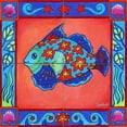 thumbnail image 1 of Tile Mural Bathroom Backsplash - Mosaic Fish - by Christine Kerrick, 1 of 1