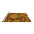 thumbnail image 2 of Ahgly Company Machine Washable Indoor Round Persian Yellow Traditional Area Rugs, 7' Round, 2 of 4