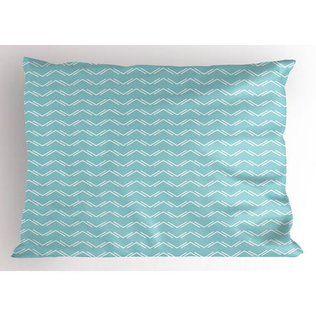 chevron pillow sham up