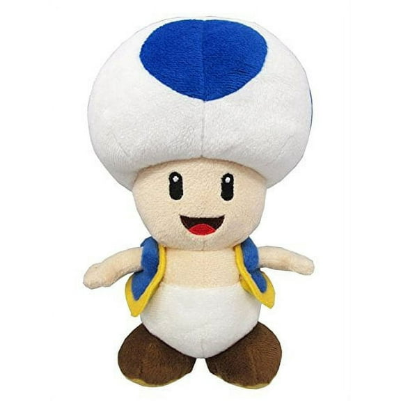 2025 Little Bu ddy L LC, Super Maro All Star Collection: Blue Toad 8" Plush