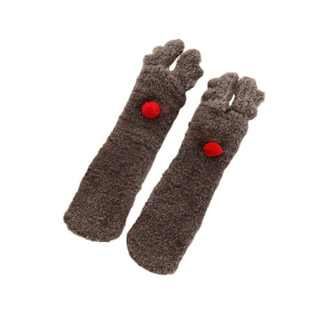 

NUOLUX Socks Christmas Baby Stocking Pendant Sock Gift Hanging Slipper Toddler Floor Cozy Toddlerswinter Thick Crew Wool Fluffy
