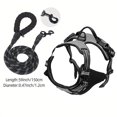 thumbnail image 3 of Arnés para perros de servicio con clip frontal, resistente, reflectante, asa de fácil control para pasear perros grandes, fácil de controlar para perros pequeños y medianos, 3 of 5